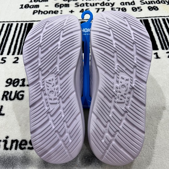 Hoka Ora Luxe Recovery Slides - LILAC MARBLE / ELDERBERRY - Picture 6 of 7